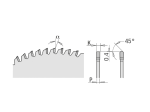 CMT : Lame carbure 300 z= 84 matériaux composites