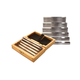 Métalprofi - Coffret de 6 jeux de cales parallèles de fraisage 125 x ép. 4 mm