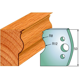 578 : Jeu de fers moulure traverse  ( 50 x 4 mm )