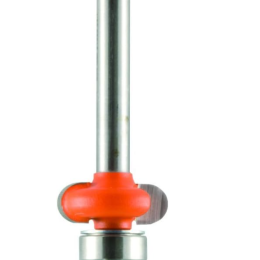 CMT : Fraise carbure Demi rond rayon 3,2 mm - guidage - queue 6,35 mm