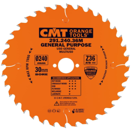 CMT : Lame carbure 240 z= 36 al: 30mm