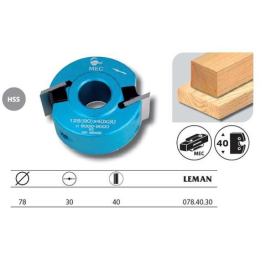 Leman : Porte outils à profiler 78 x 40 mm al: 30mm