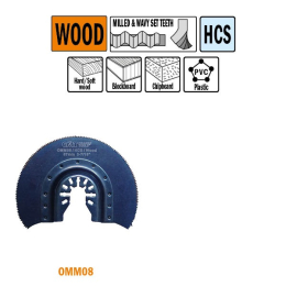 CMT : Lame 87 mm segmentée HCS / bois