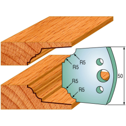 580 : Jeu de fers double plate bande  ( 50 x 4 mm )