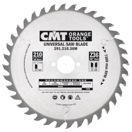 CMT : Lame carbure 235 z=36 al: 25mm  - Négative