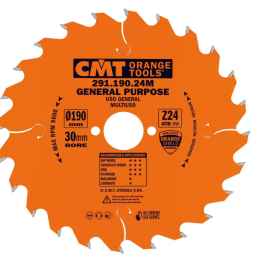 CMT : Lame carbure 190 z=24 al: 30 mm