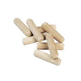 100 tourillons hetre chanfreinés 12x60mm