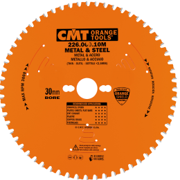 CMT : Lame carbure industrielle 305 z= 80 - métaux ferreux , PVC