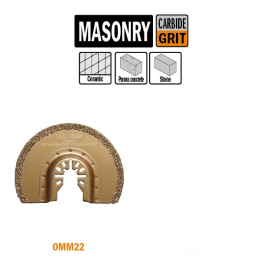 CMT : Lame 87 mm segmentée carbure / carrelage béton platre