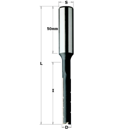 CMT : Mèche à mortaiser d=12mm gauche - Queue 16 mm
