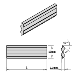 1 X FER M-42 310 mm systeme Tersa
