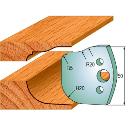 577 : Jeu de fers double plate bande  ( 50 x 4 mm )
