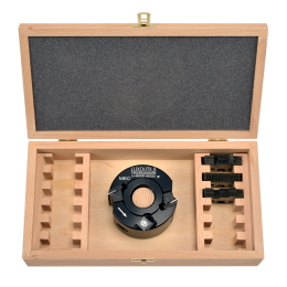 Coffret P.O. à profiler 90x50 alesage 30mm + 4 jeux de fers