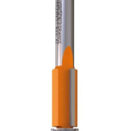 CMT : Fraise carbure à affleurer 25,4 mm x 12,7 mm - Queue 6,35 mm