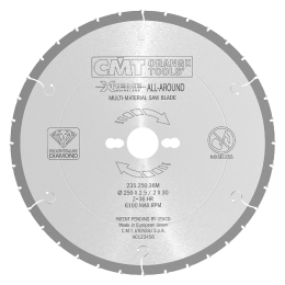 CMT : Lame diamant 216 mm Z = 30 Multi-materiaux al : 30 mm