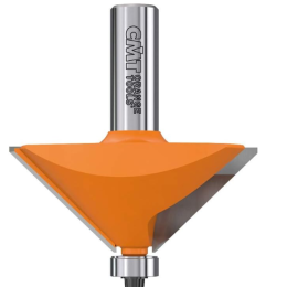 CMT : Fraise chanfrein 45° XL guidage - Queue 12,7 mm