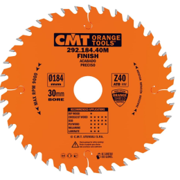 CMT : Lame carbure 184 z=40 al: 30mm