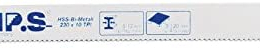 MPS : Blister 5 x Lame scie sabre Bimétal 210 mm - métaux non ferreux