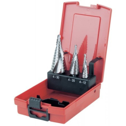 JET : Coffret de 3 forets étagés métaux