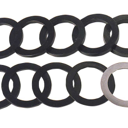 Jeu de 10 bagues de remplissage  57 mm al: 30