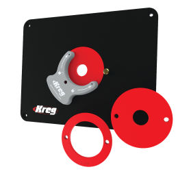 Kreg : Plaque d'insertion de table de toupie de précision /  NON pré-percée