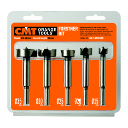 CMT : Blister de 5 mèches HSS à faconner Forstner