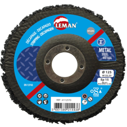 Leman :  Disque décapage Nylon 180 mm épaisseur 15 mm
