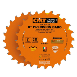 Dado : Jeu de lames carbure 200 mm extensible - alesage 15,87 mm