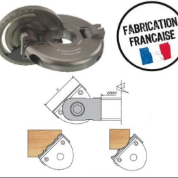 ELBE : Porte-outils multipentes inclinable + régleur al : 30 mm