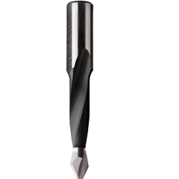 CMT : meche carbure à tourillonner Débouchante 6 x 70 mm - Queue 10 mm - Droite