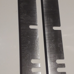 Jeu de 2 fers 200 mm a encoches pour Kity 635
