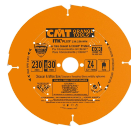CMT : Lame diamant 230 z= 4 pour FIBROCIMENT - al : 30 mm