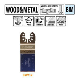 CMT : Lame bi-métal 32 mm plongeante et de coupe à ras / bois - métaux