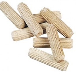 100 tourillons bois chanfreinés 8 x 32 mm