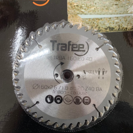 Trafée : Lame carbure 160 z=40 al: 20 mm - 2 achetée : 1 offerte