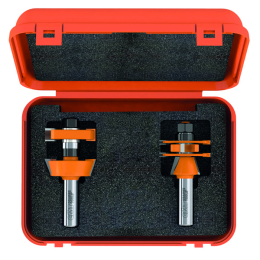 CMT : Coffret fraises tenon - rainure - chanfrein - queue 12 mm