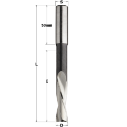 CMT : Mèche à mortaiser hélicoidale d=12mm droite - queue 13 mm