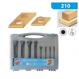 Leman : Coffret 8 mèches à bouchonner et à faconner