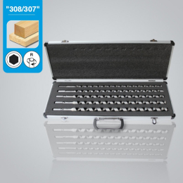 Leman : Coffret charpente 5 mèches à hélice unique 460 mm