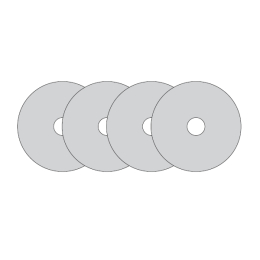 Jeu de bagues intermediaire pour Dado al : 30 mm