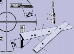 Support barke 310 x19 mm