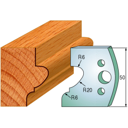 505 : Jeu de fers moulure  ( 50 x 4 mm )