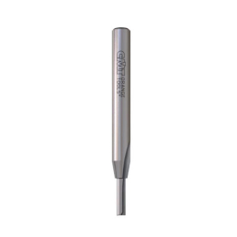 CMT : Fraise carbure droite longue 3,18 mm pour joints -  Queue 6,35 mm