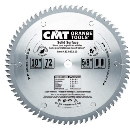 CMT : Lame carbure 250 z= 72 matériaux composites