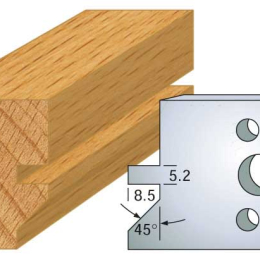 fers 40mm 084 rainure chanfrein