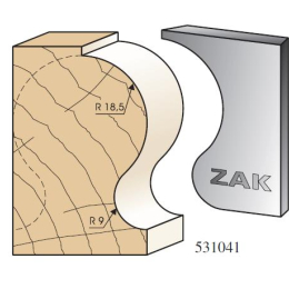 ZAK : jeu de 2 fers main courante 531.041