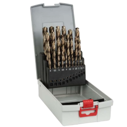 Coffret 25 forets métaux HSS Cobalt