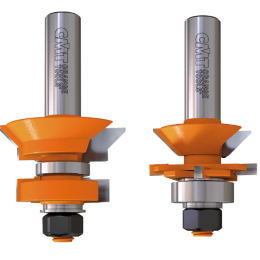 CMT : Jeu de 2 fraises pour joints en V - queue 12 mm