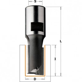 Fraise de défonceuse CMT diamètre 3 mm, queue de 8mm