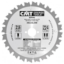 CMT : Lame carbure 235 z=24 ep.2,8 anti-recul - alesage 25 mm